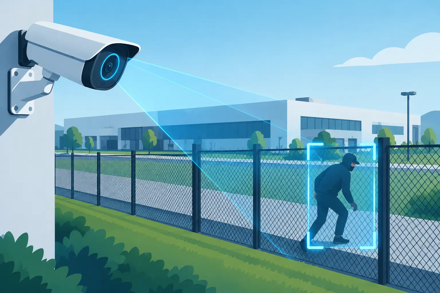 AI Perimeter Security Cameras Stop Threats Early